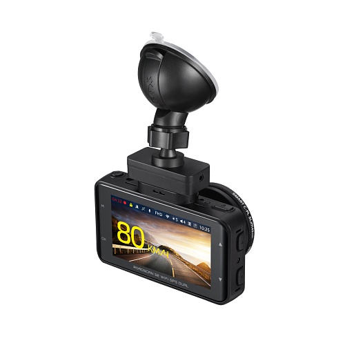 Видеорегистратор с GPS/ГЛОНАСС отслеживанием iBOX RoadScan SE WiFi GPS Dual + Камера заднего вида iBOX RearCam FHD11